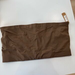 Skims Brown Tube Top/Bandeau